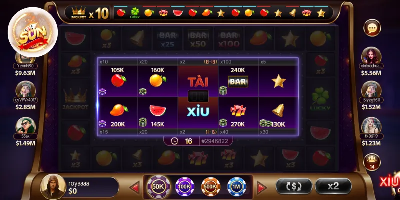 Các thao tác cơ bản trong chơi Xèng