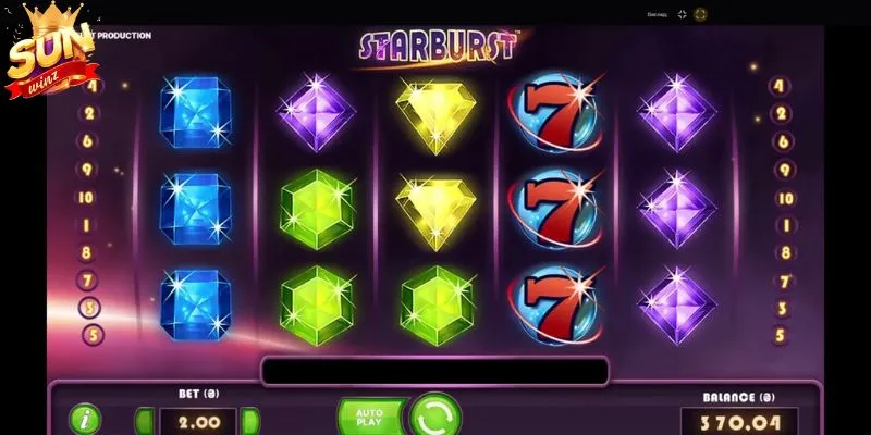 Trò chơi Starburst tựa game phổ biến nhất