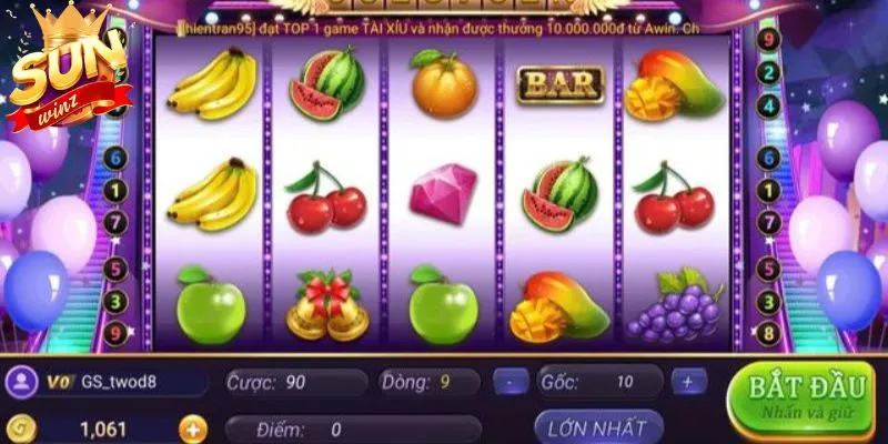 Luật chơi nổ hũ Super trái cây đơn giản